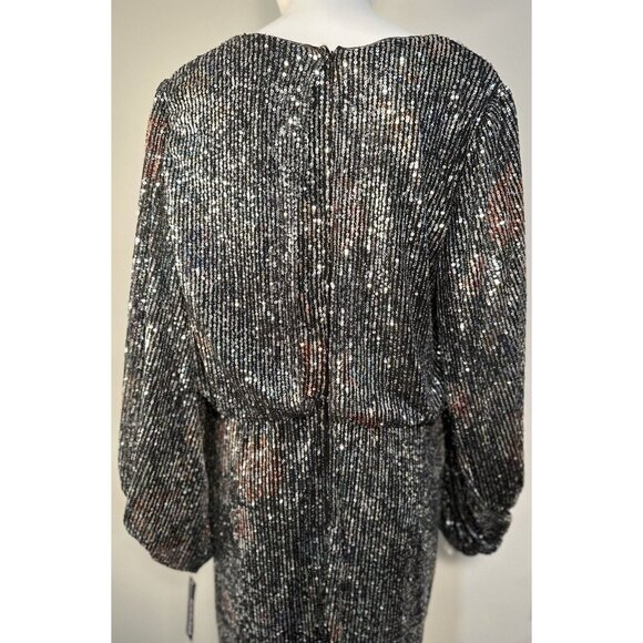 R&M Richards Sparkly Drape Back Dress Red Carpet Worthy! New Year & X-mass Party - Picture 16 of 16